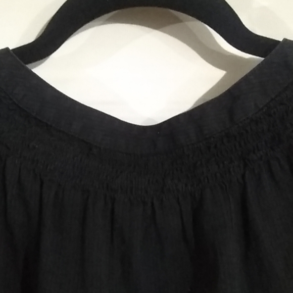Calvin Klein Cotton Sleeveless Button Front Blouse - Picture 4 of 5